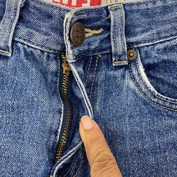 Levi Strauss 514 Acid Wash Tye Dye Jean Shorts - Picture 10 of 12